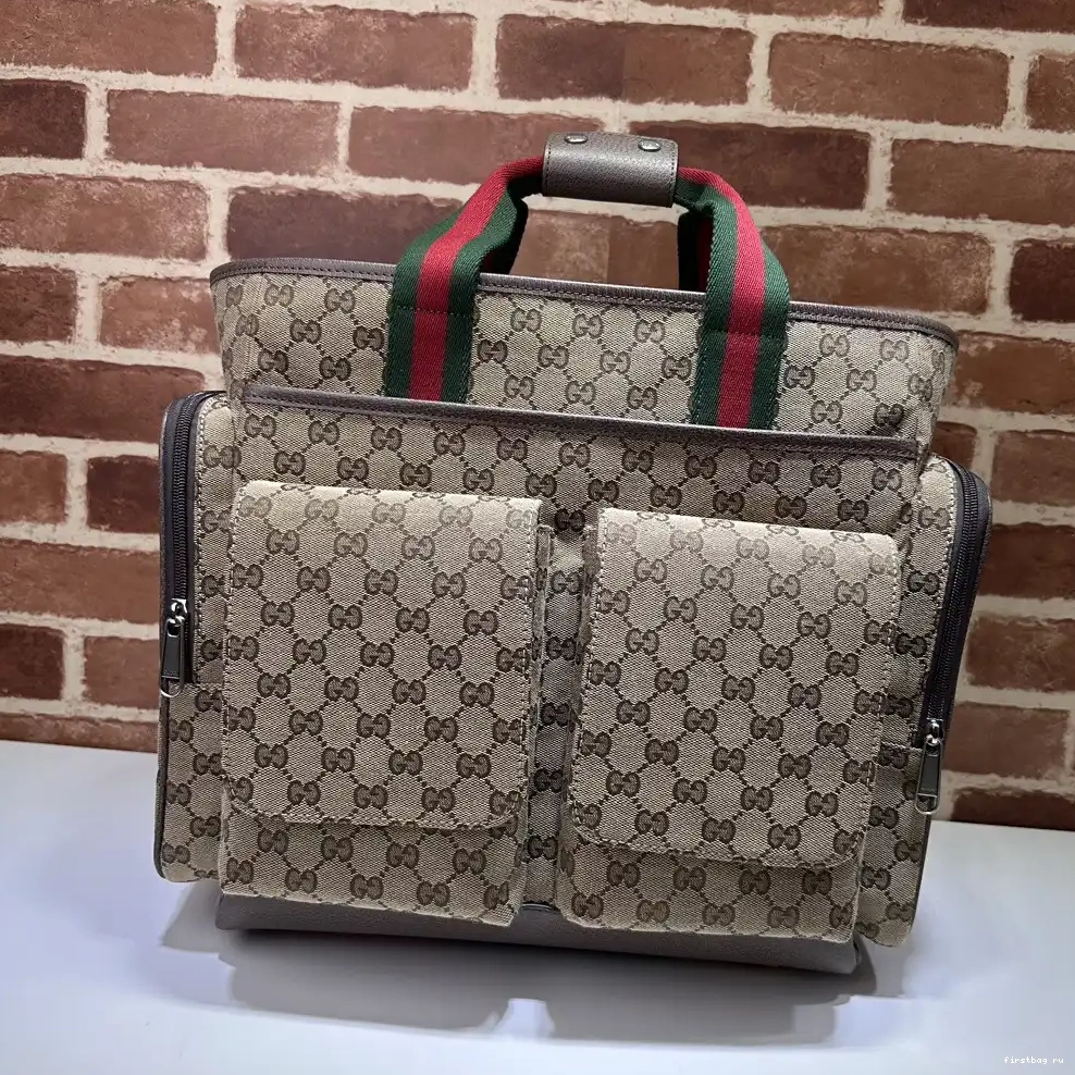 GUCCI ORIGINAL GG BAG-40*35*20CM DIAPER 0607